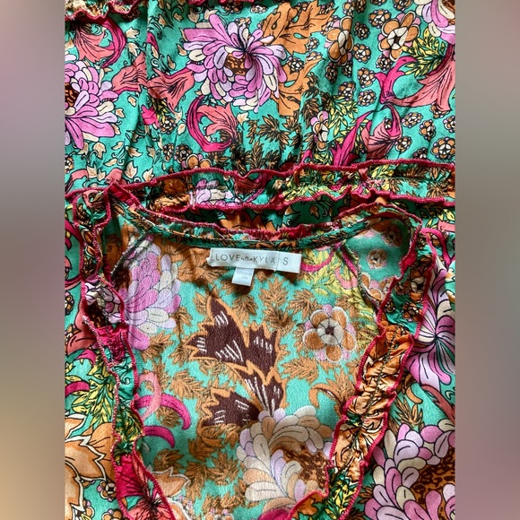 LOVE KYLA Monet Boho Floral Print Dress - Picture 9 of 11